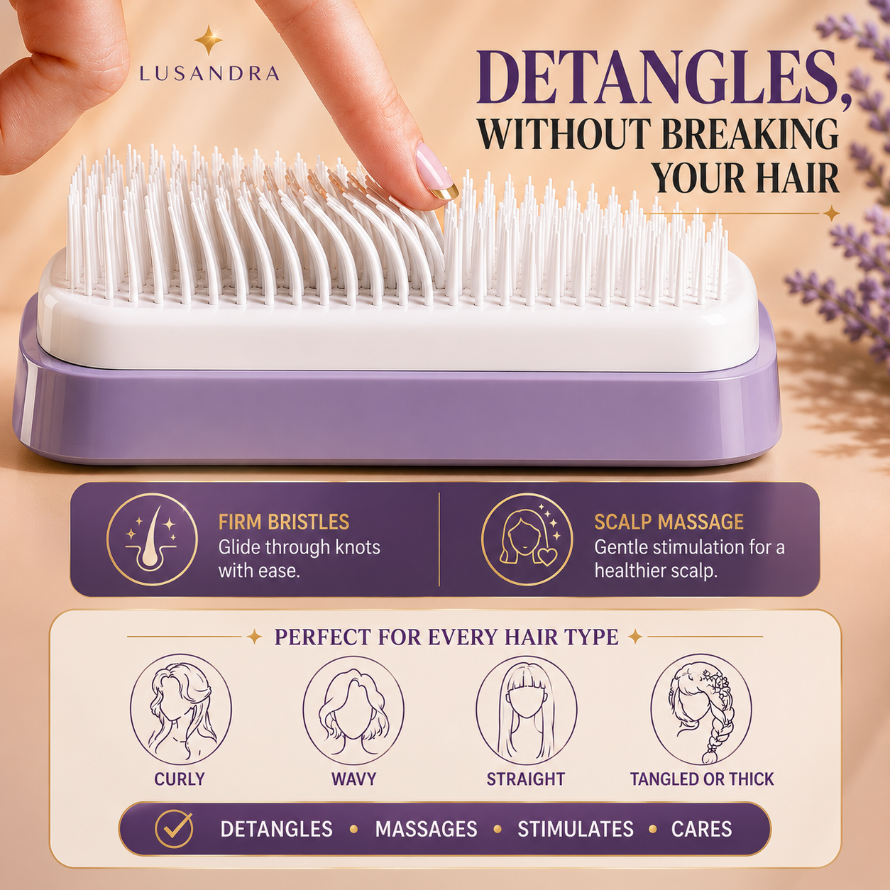 Clean your brush with one simple twist