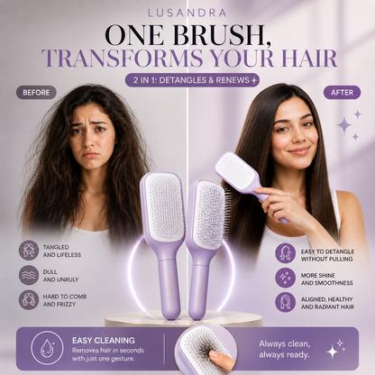 Clean your brush with one simple twist