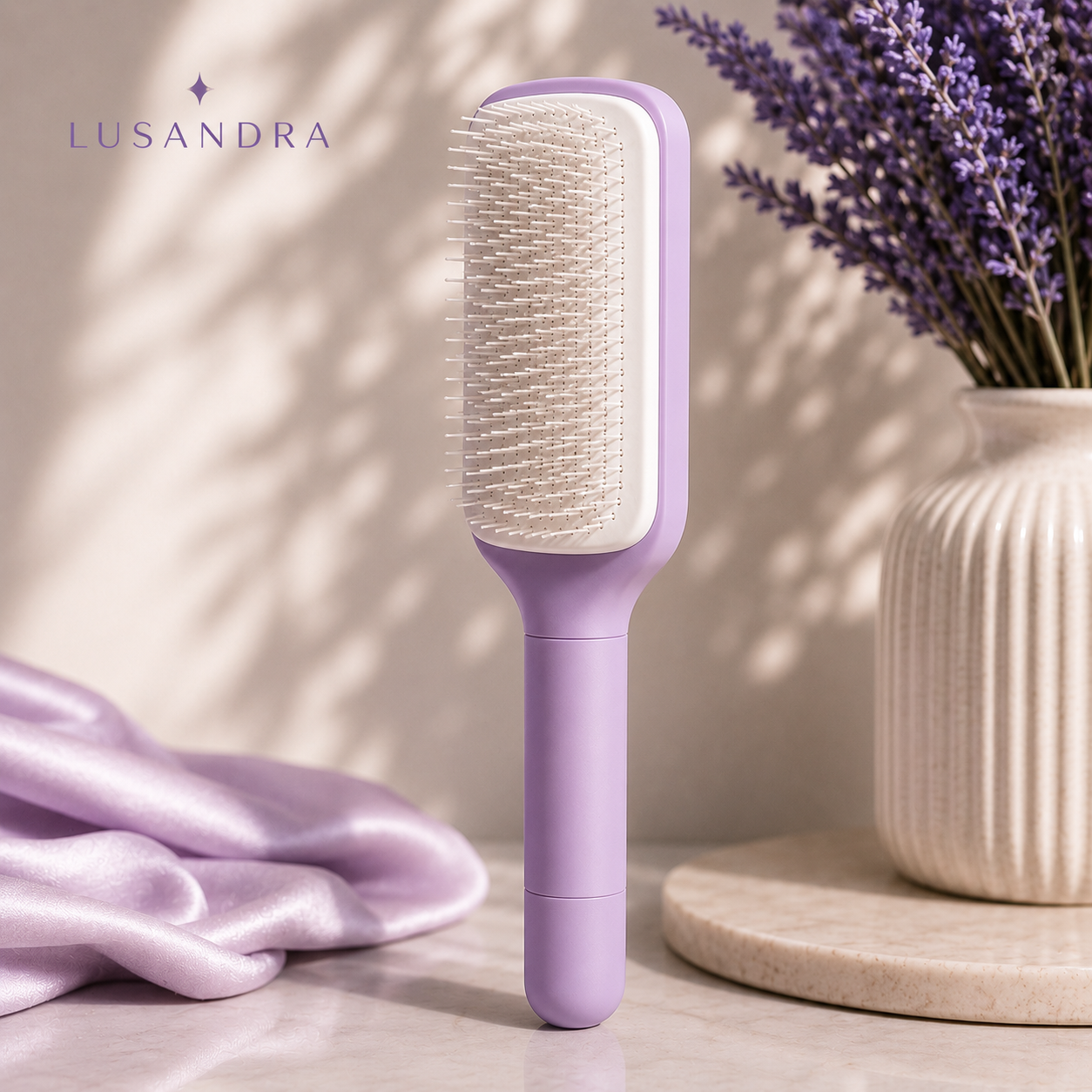 Clean your brush with one simple twist