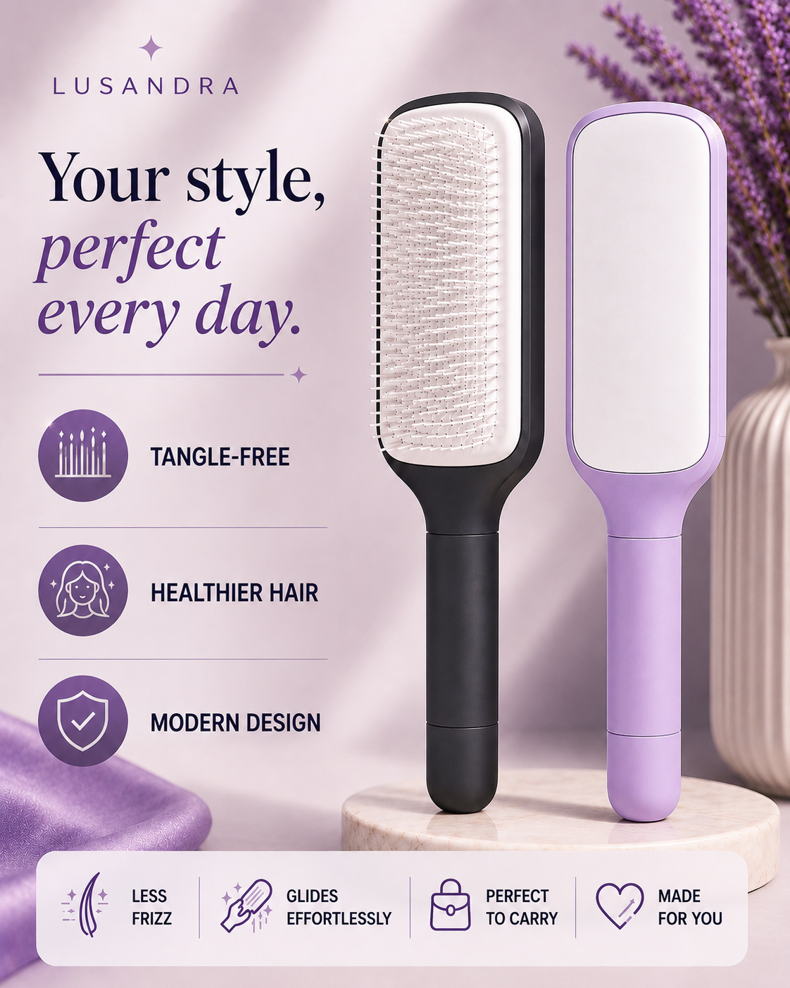 Clean your brush with one simple twist